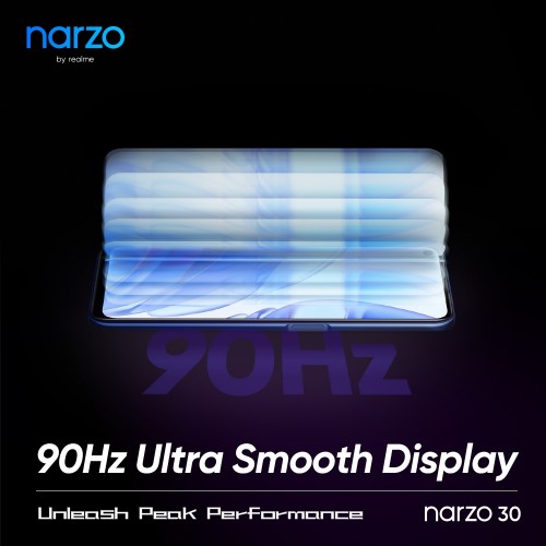 Realme Narzo 30 officially confirmed to pack a 90Hz screen