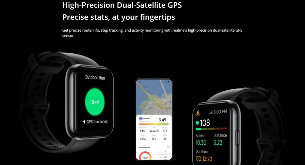 Realme Watch 2 Pro announced with 1.75'' screen, dual-satellite GPS, and 14-day battery life