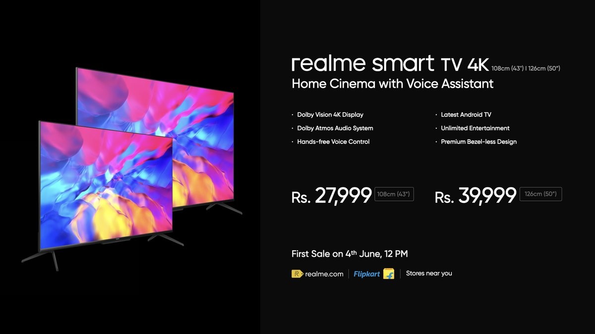 Realme X7 Max 5G announced, Smart TV 4K tags along