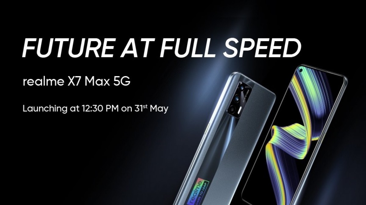 Realme X7 Max 5G is arriving on May 31, Smart TV 4K will tag along