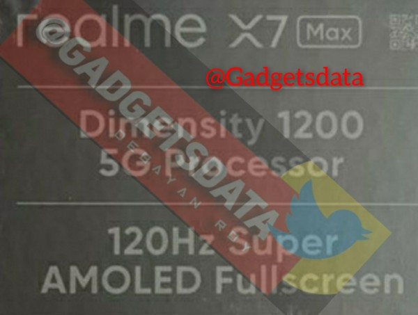 Realme X7 Max 5G’s leaked box confirms specs of upcoming phone