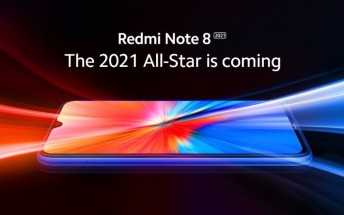 Redmi Note 8 2021's design revealed in new teaser