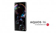 Alleged renders leak of the Sharp Aquos R6 with Leica-branded camera 