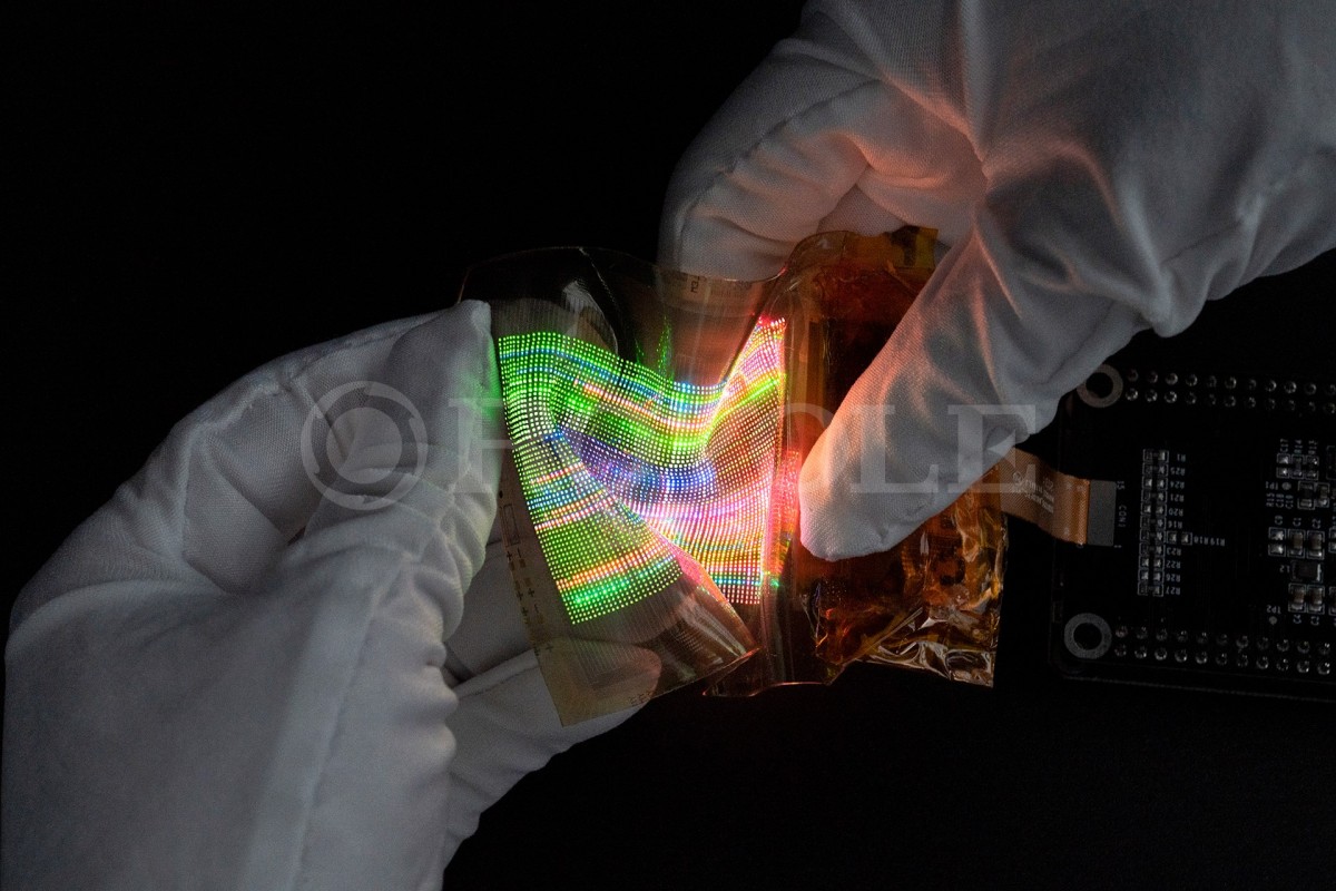 Royole unveils stretchable micro-LED displays that can be shaped into globes or domes