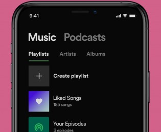 Spotify revamps library re-design for iOS and Android - GSMArena