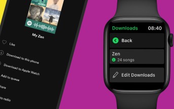 Spotify now lets you download songs to your Apple Watch
