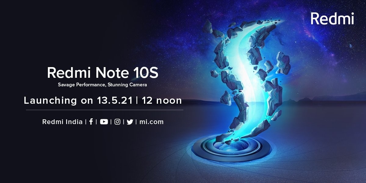 Xiaomi Redmi Note 10S is hitting India on May 13