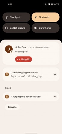 Android 12 Beta 2 adds a call duration chip in the status bar