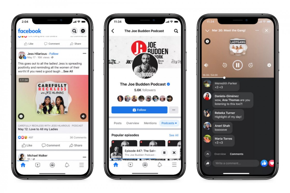 Facebook Live Audio Rooms and Podcasts launch in the US
