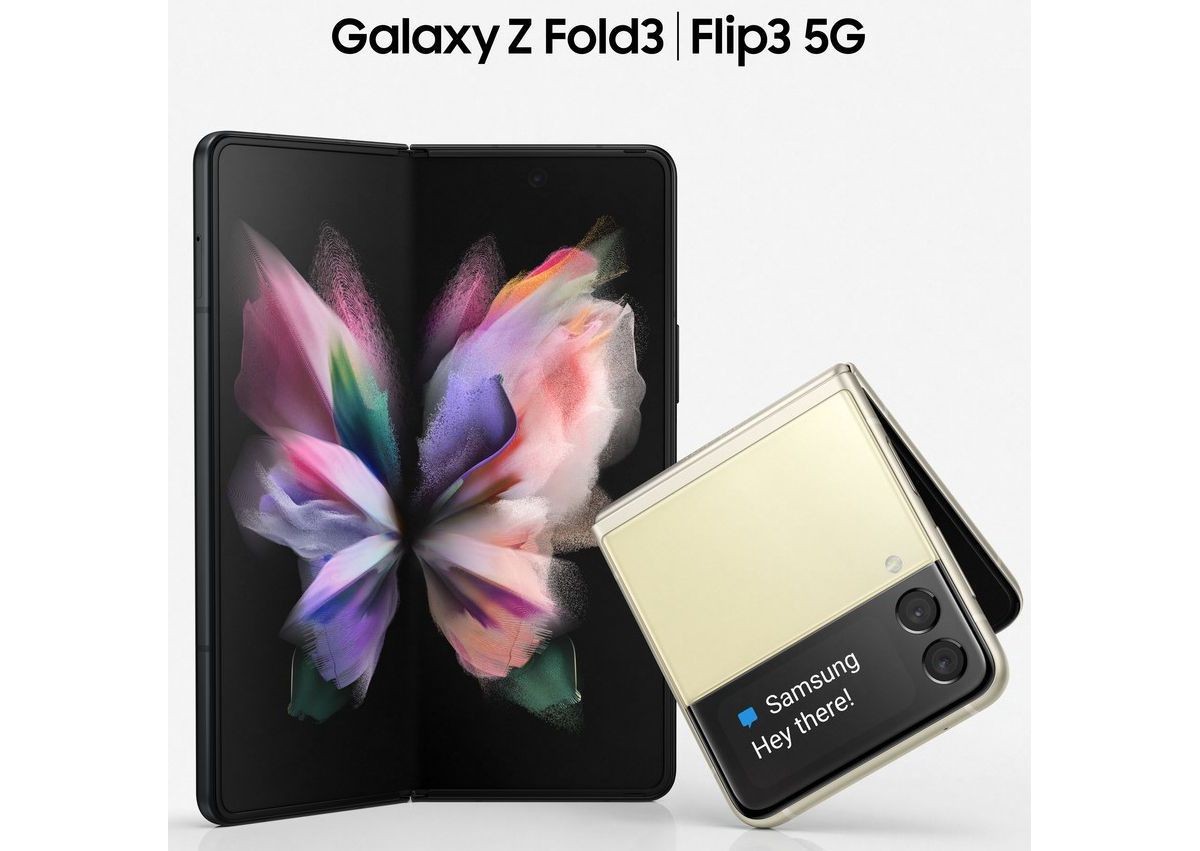 Samsung Galaxy Z Fold3 e Z Flip3 trapelati nell'immagine ufficiale صورة
