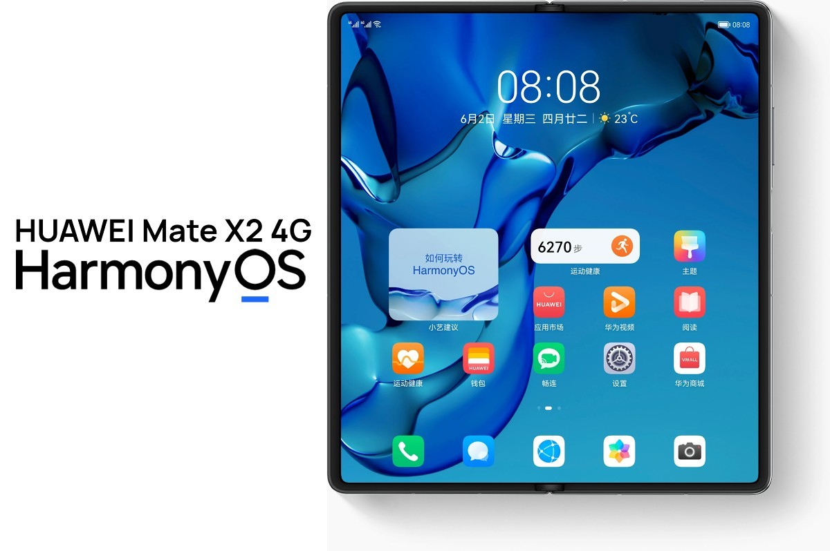 Huawei Mate X2 4G chega às lojas na China com HarmonyOS 2.0 pronto para uso