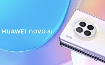 Huawei nova 8i appears in an official render