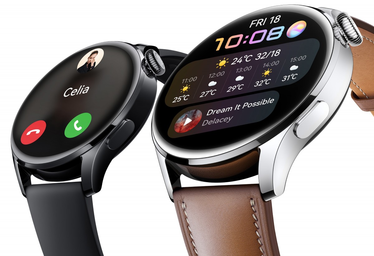 Huawei Watch 3 lançado com HarmonyOS, eSIM, bateria de 3 dias, 3 Pro segue com corpo de titânio