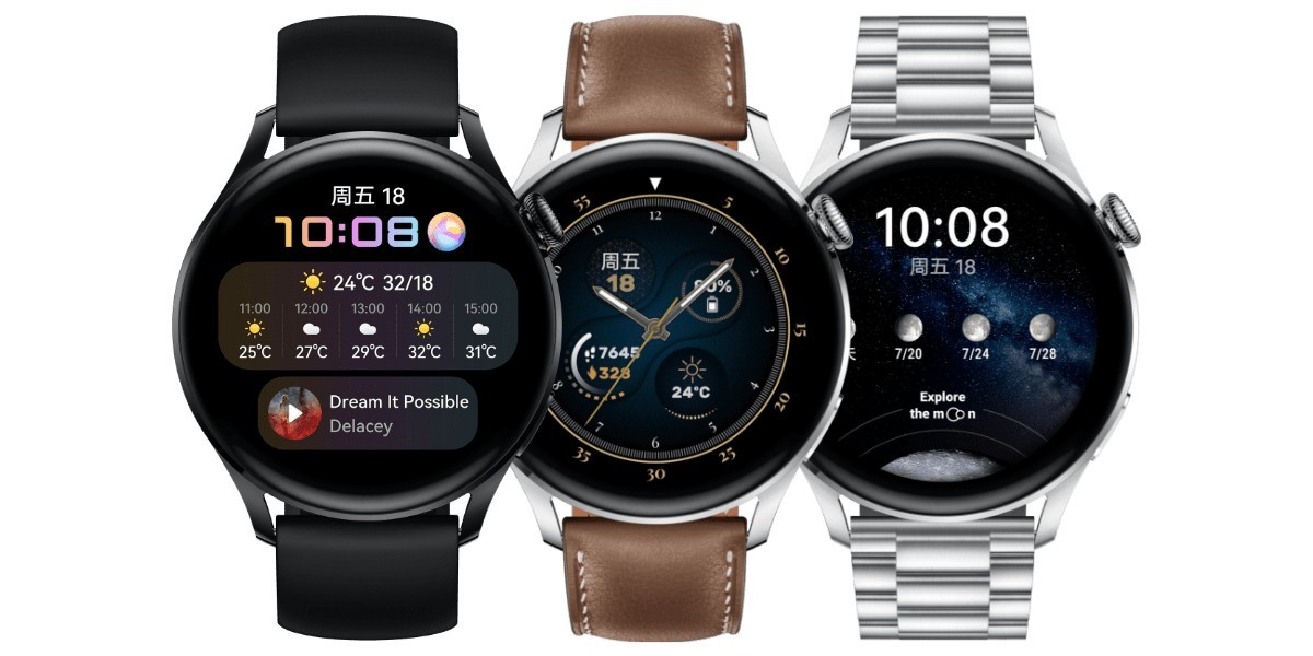 Huawei Watch 3 unveiled with HarmonyOS, eSIM, 3-day battery, 3 Pro follows  with titanium body - GSMArena.com news