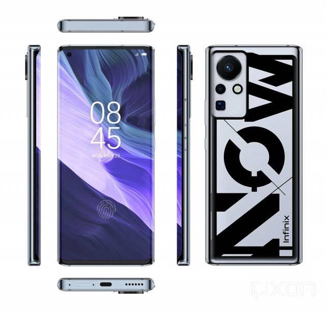 Infinix 160W chargin phone renders