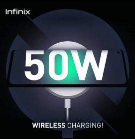 O Infinix Zero X com carregamento rápido de 160 W supostamente também suporta carregamento sem fio de 50 W