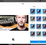 A quick glance of how Instagram on desktop works