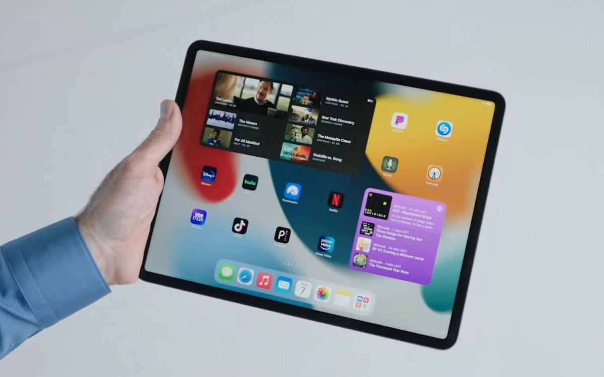 ipad shelf ios 15