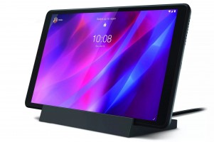 Lenovo Tab M8 (3ª geração) é compatível com o modo ambiente do Google Assistant com a estação de carregamento inteligente (somente em alguns modelos)