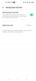 Heart rate monitoring on Oppo Band Style