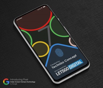 A concept rendering of a foldable Google Pixel