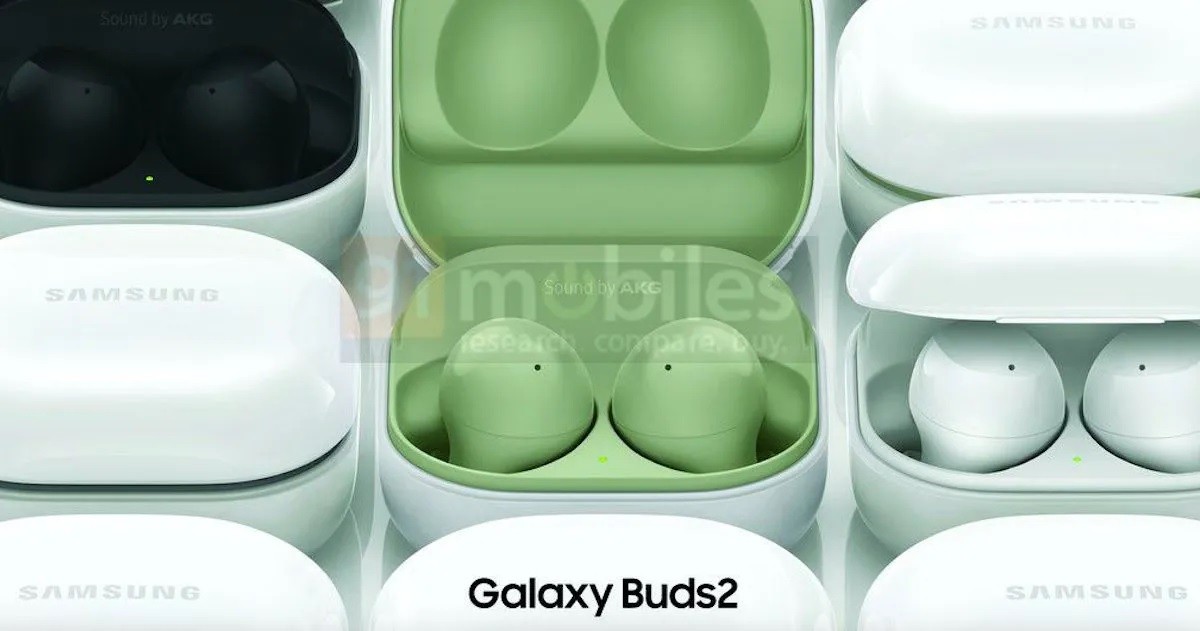 Samsung Galaxy Buds2 aparecem em imagens que vazam, revelando opções de design e cores