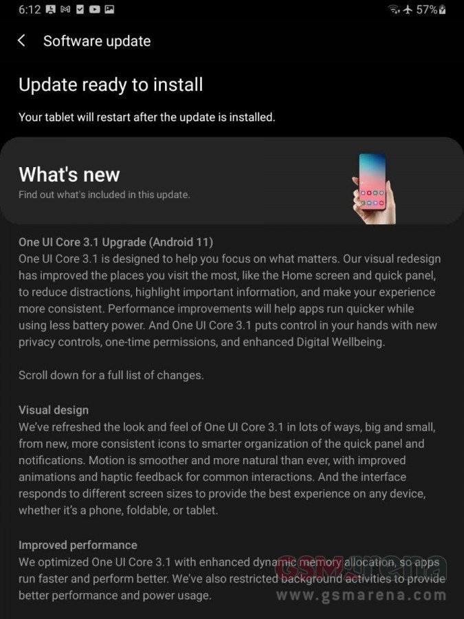 Samsung Galaxy Tab A 8.0 (2019) được cập nhật với One UI Core dựa trên Android 