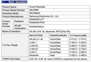 Galaxy Watch4 Wi-Fi only version certifications