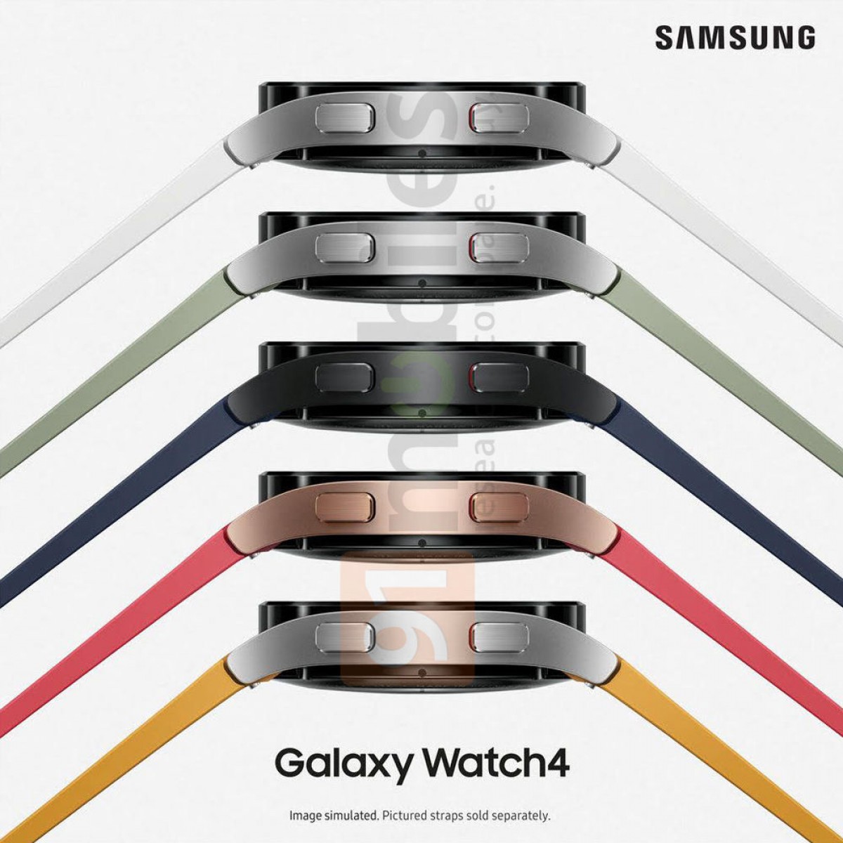 La Fuite Officielle Des Rendus Officiels De La Samsung Galaxy Watch4