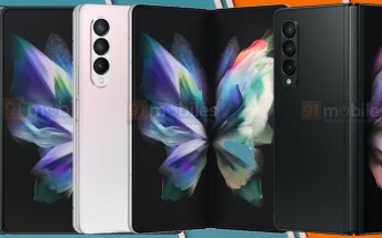 Samsung Galaxy Z Fold3 5G design and colors revealed in latest leak