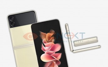New Samsung Galaxy Z Flip3 renders show the phone from all angles and in several colorways
