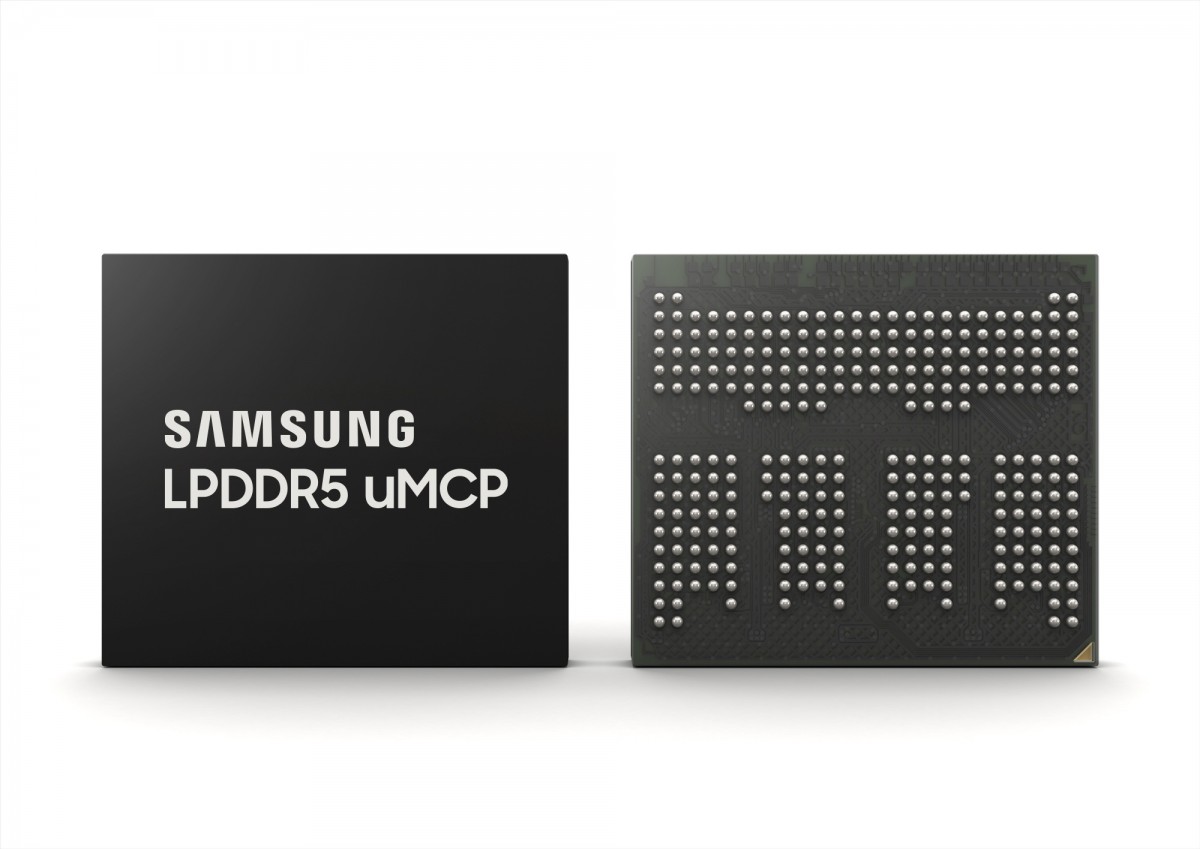 Samsung introduces LPDDR5 uMCP that brings flash and RAM on the same chip