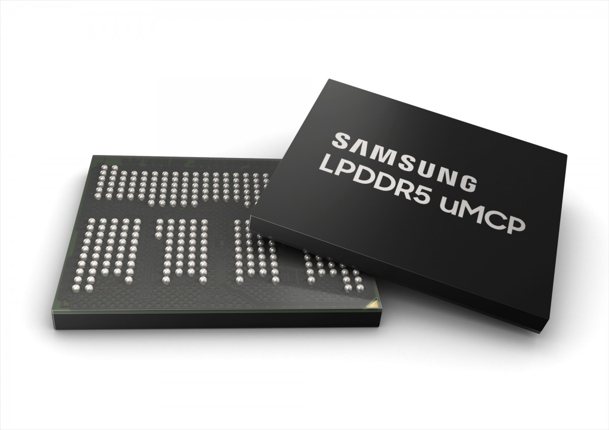 Samsung introduces LPDDR5 uMCP that brings flash and RAM on the same chip