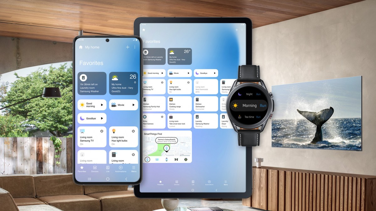 Samsung SmartThings app gets UI overhaul - GSMArena.com news