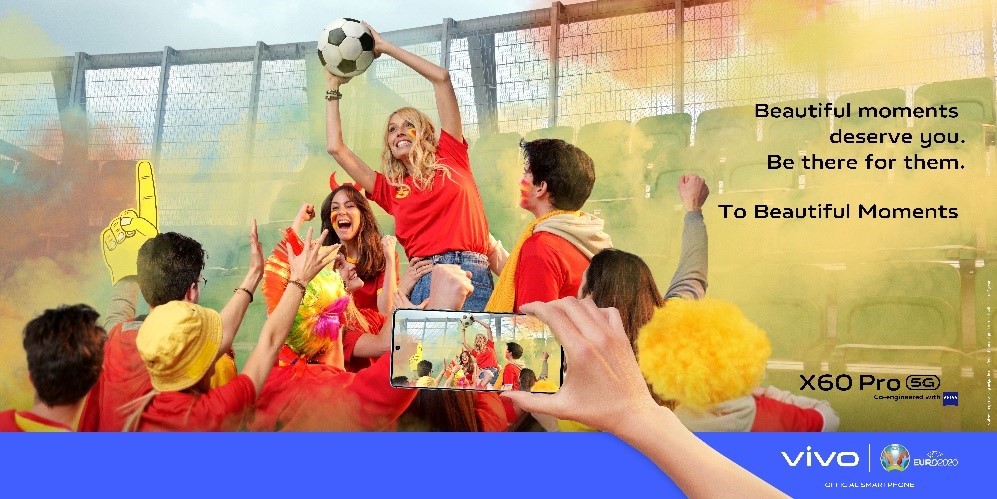 A vivo estreia sua campanha para o EURO 2020, pede que você desligue o telefone e aproveite o momento