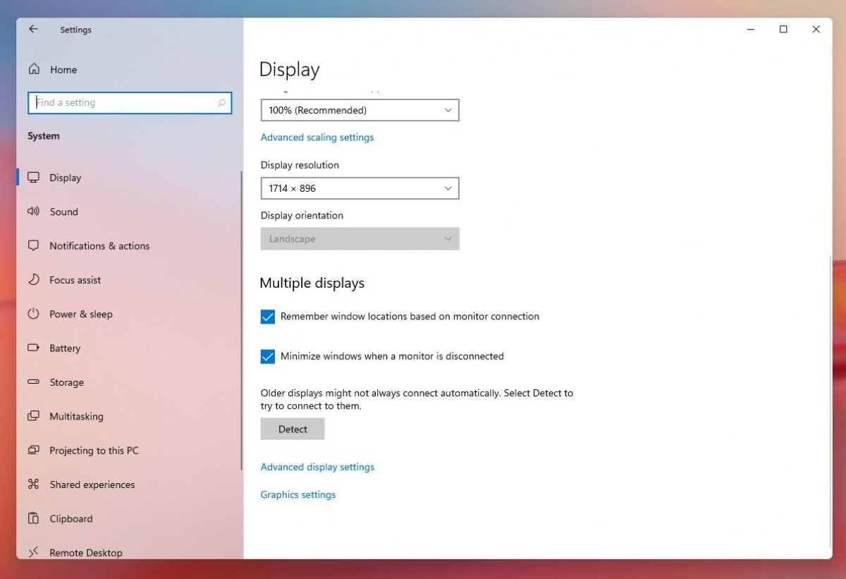 Windows 11 will finally introduce advanced multimonitor settings