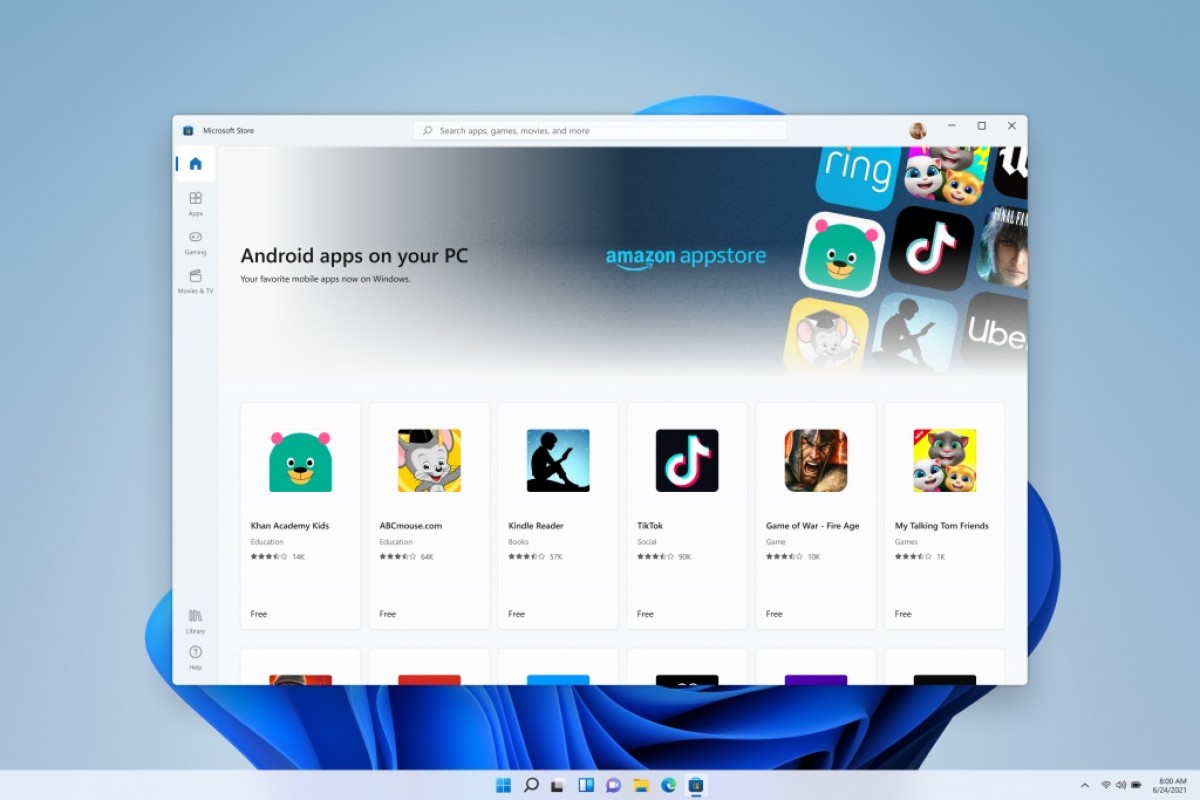 windows 11 amazon app store download