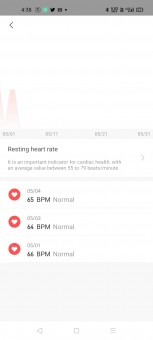 Heart rate monitoring on Amazfit GTS 2