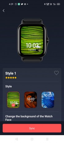 You can create a custom watch face for GTS 2 using the Zepp app