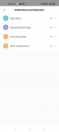 Amazfit GTS 2's data and settings in Amazfit's Android app