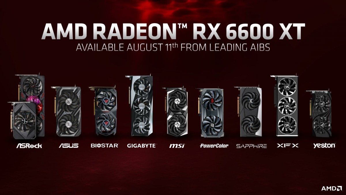 AMD announces Radeon RX 6600 XT graphics card for $379