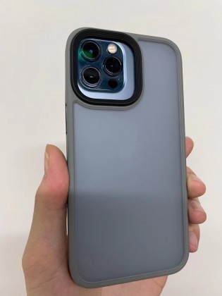 Apple iPhone 12 Pro with an iPhone 13 Pro case