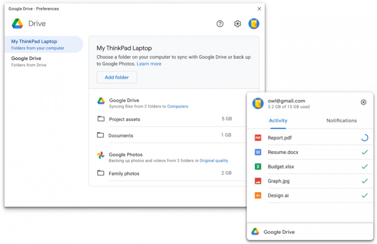 Google Drive dành cho máy tính để bàn thay thế Sao lưu và đồng bộ hóa từ ngày 19 tháng 7