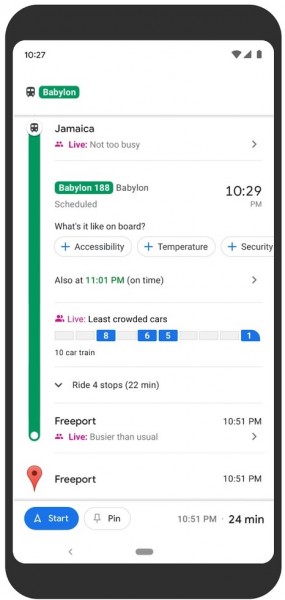 You can now avoid crowded mass transit with Google Maps in 100 countries