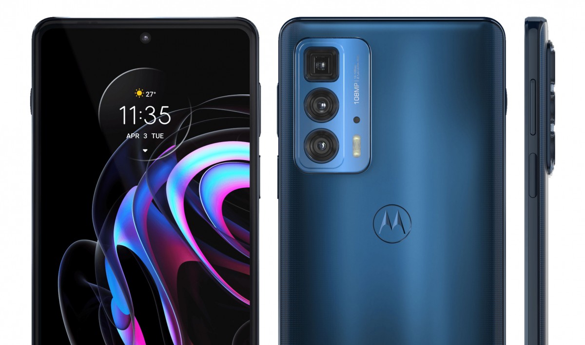 Leaked render of Motorola Edge 20 Pro