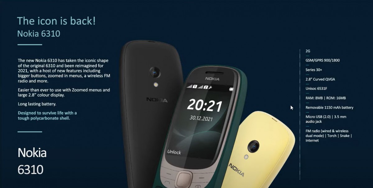 Nokia C30 and 6310 are official too alongside a bunch of true wireless earbuds