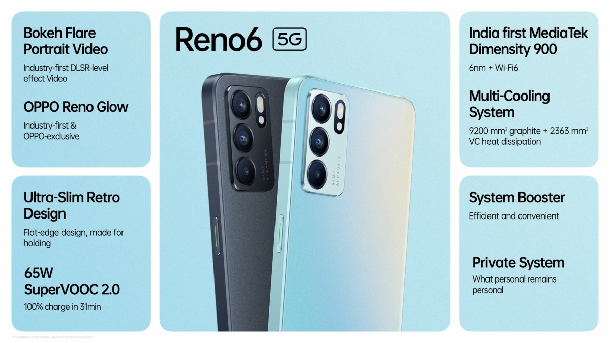 Oppo Reno6 và Reno6 Pro 5G ra mắt tại Ấn Độ, Enco X có biến thể màu mới