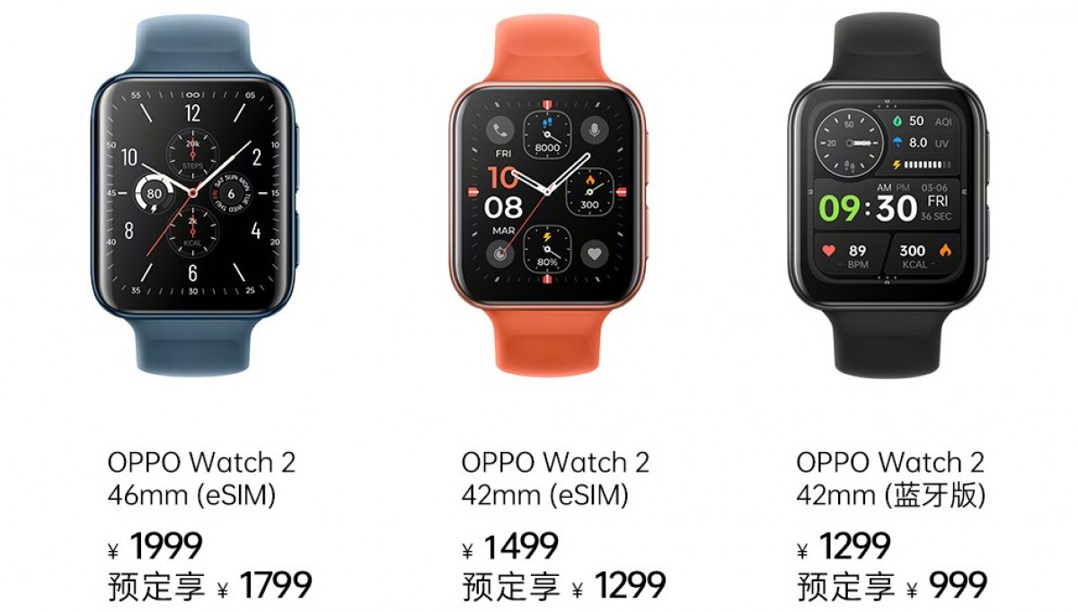 Το Oppo Watch 2 παρουσιάστηκε με chipset Wear 4100, μεγέθη 42 και 46 mm διαθέσιμα με το eSIM
