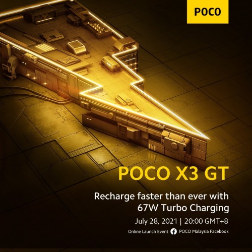 Poco X3 GT confirmed to feature 67W charging