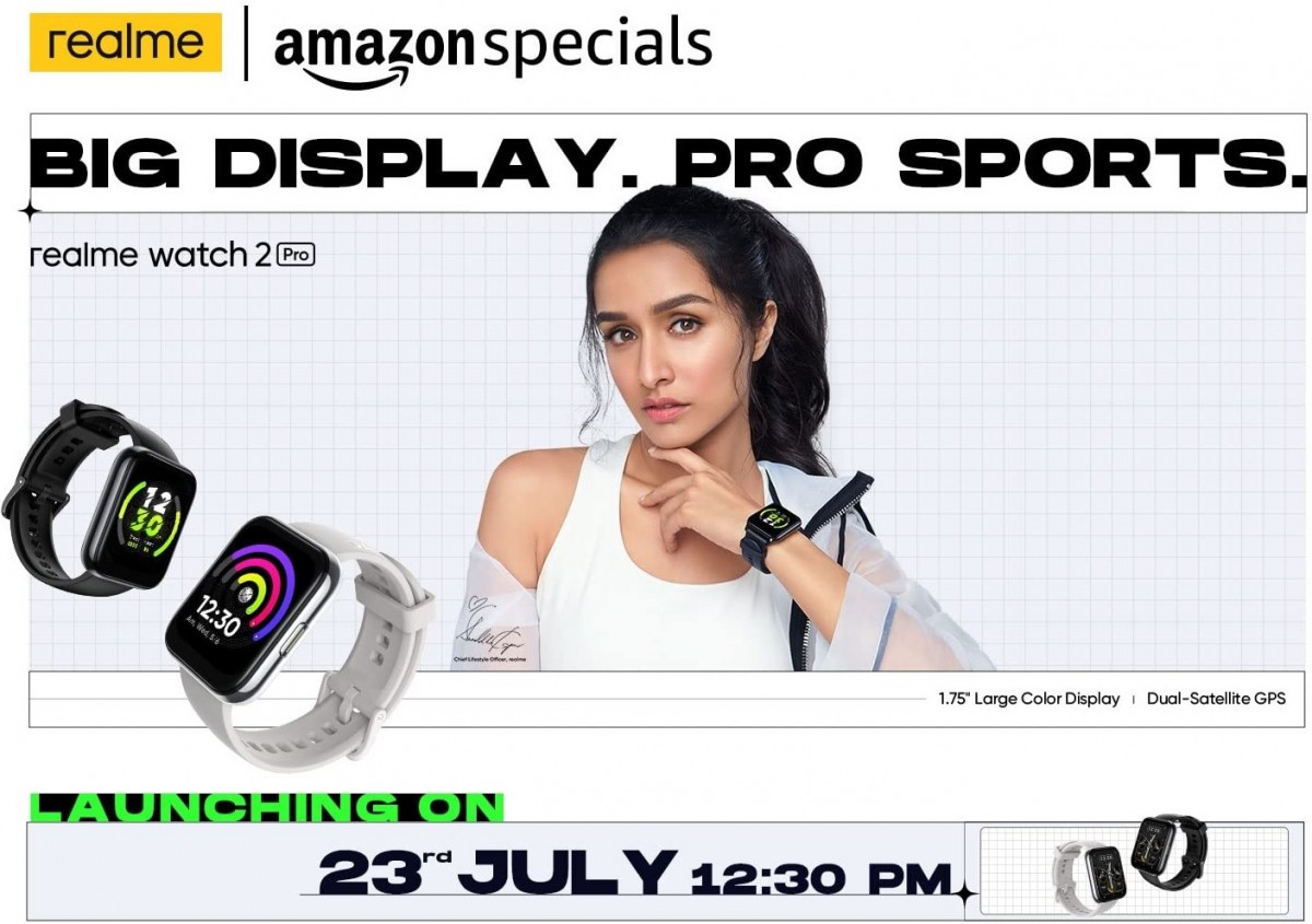 Realme Watch 2 Pro and Buds Wireless 2 Neo launching in India on July 23